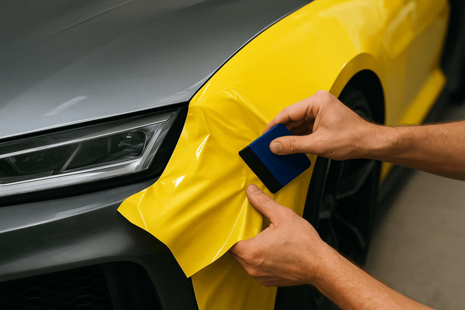 Car Wrapping - Auto folieren in Aktion